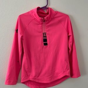 UA has a marker spot on the sleeve. Might be able to get out.